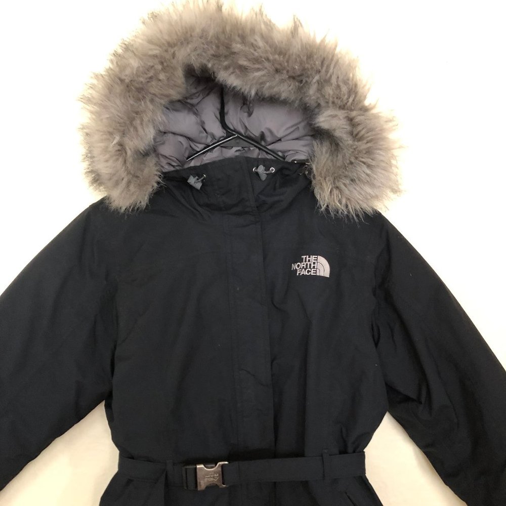North Face Puffy Jacket with Removable Fur Hood